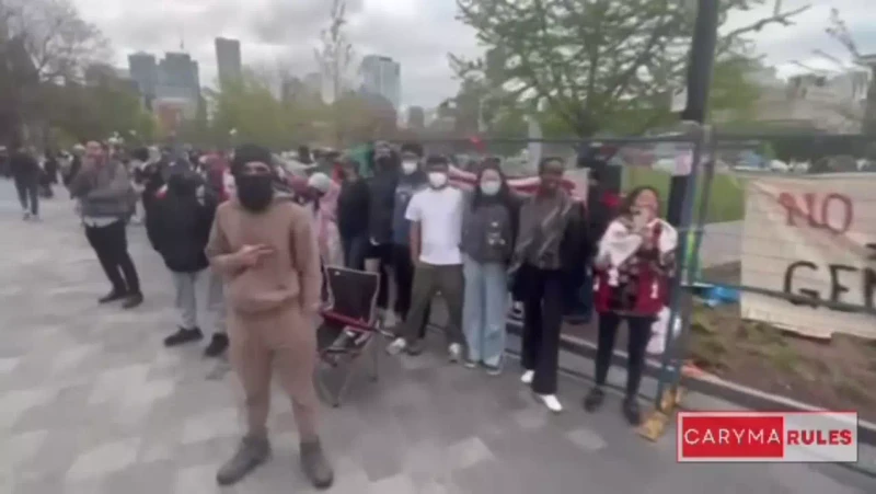 Durah Khalid participated in the encampment at UofT_#13
